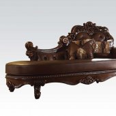 Vendome Chaise in Cherry PU 96491 by Acme
