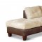 Two-Toned Contemporary Sectional Sofa w/Extra Long Chaise