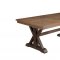 Pascaline DN00702 Dining Table Brown & Oak by Acme w/Options