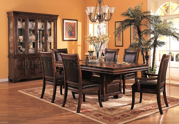 3635 Formal Dining Room In Cherry By, Dining Room Set With Leather Seats
