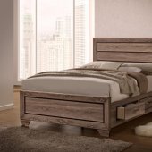 Kauffman Bedroom 5Pc Set 204190 in Washed Taupe by Coaster