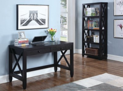 Humfreye Desk & Bookcase Set 801351 in Cappuccino by Coaster