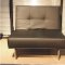 Stylish Armless Sleeper Sofa in Black, White or Red Leatherette