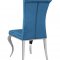 Ellie Dining Table 115551 by Coaster w/Optional Teal Chairs