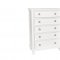 Tamarack Youth Bedroom Set 4Pc in White by NCFurniture