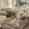 Vatican Dining Table DN00467 Champagne Silver by Acme w/Options