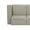 Hudson Power Motion Extended Sofa Smoke Leather by Beverly Hills