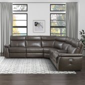 Maroni Power Reclining Sectional Sofa 8259DB by Homelegance