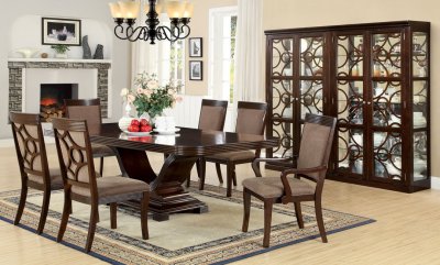 CM3663T Woodmont Dining Table in Walnut w/Optional Items