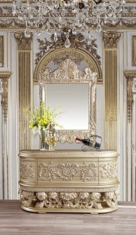 Vatican Server DN00464 in Champagne Silver by Acme