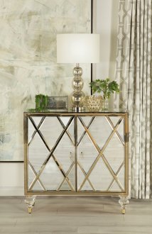 951851 Accent Cabinet in Mirror by Coaster