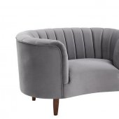 Millephri Chair LV00168 in Gray Velvet by Acme