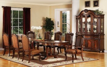 60030 Remington Brown Cherry Finish Classic Dining Table by Acme [AMDS-60030 Remington]