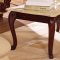BK81C Coffee Table w/Beige Faux Marble Top by American Eagle