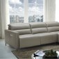 Dylan Power Motion Sectional Sofa in Taupe Leather by J&M