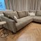 Marsylia Sectional Sofa in Light Brown Fabric by ESF w/Bed