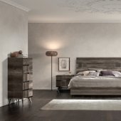 Medea Bedroom in Vintage Oak by ESF w/Options