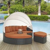 Sojourn Outdoor Patio Daybed EEI-1986 by Modway w/ Canopy