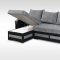 Tommy Sectional Sofa in Gray Fabric by Skyler Design