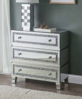 Noor Cabinet 97946 in Mirrored by Acme