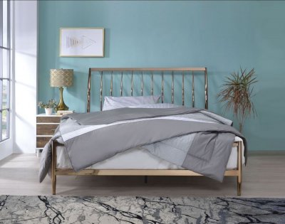 Marianne Bed 22690Q in Copper by Acme w/Optional Nightstands
