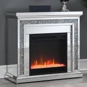 991047 Electric Fireplace in Mirror by Coaster