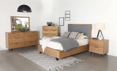 Taylor Bedroom 223421 in Honey Brown by Coaster w/Options