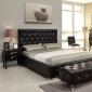 Michelle Black Bedroom w/Storage Bed & Optional Items