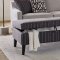 Luanne Sectional Sofa 552030 in Gray Fabric by Coaster