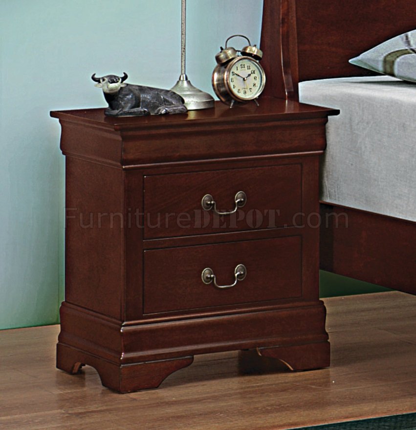 Coaster Louis Philippe 203973+203974 6 Drawer Dresser and Vertical Mirror  Combination, Arwood's Furniture