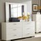 Felicity 203500 Bedroom Set 5Pc in White by Coaster