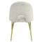 Fadri Dining Chair DN01953 Set of 2 in Teddy Sherpa by Acme