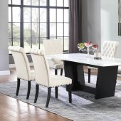 Osborne Dining Table 115511 by Coaster w/Optional Sand Chairs