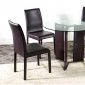 Modern Dinette With Round Glass Top