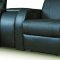 Cyrus Home Theater 600001 in Black Leatherette by Coaster