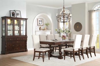 Yates 5167-96 Dining Table by Homelegance w/Options [HEDS-5167-96 Yates]