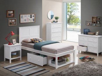 Lolanda Kids Bedroom BD00649T in White by Acme w/Options [AMKB-BD00649T Lolanda]