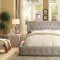 Vienna 5787NGY Upholstered Bed in Grey Fabric by Homelegance