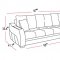 Ultra Lilyum Vizon Sectional Sofa by Bellona w/Options