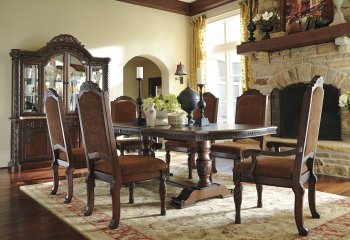 North Shore Dining Table D553-55 Dark Brown - Ashley Furniture [SFADS-North Shore-D553-55-02]