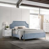 Milla Bedroom 5Pc Set BD01181Q Blue & White by Acme w/Options