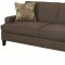 Finley 503581 Sofa in Chocolate Fabric by Coaster w/Options