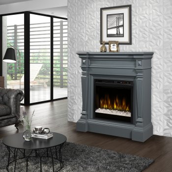 Heather Mantel Electric Fireplace by Dimplex w/Crystals [SFDX-Heather Crystals]