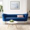 Opportunity Sofa in Navy Velvet Fabric by Modway w/Options