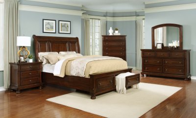 Charles Bedroom in Cherry by Amalfi w/Options