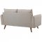 Revive Sofa & Loveseat Set in Beige Fabric by Modway