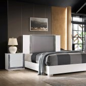 Ylime Bedroom Set 5Pc in White by Global w/Options