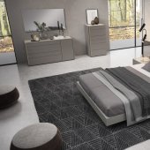 Faro Premium Bedroom in Grey & Light Grey by J&M w/Options