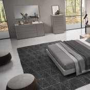 Faro Premium Bedroom in Grey & Light Grey by J&M w/Options