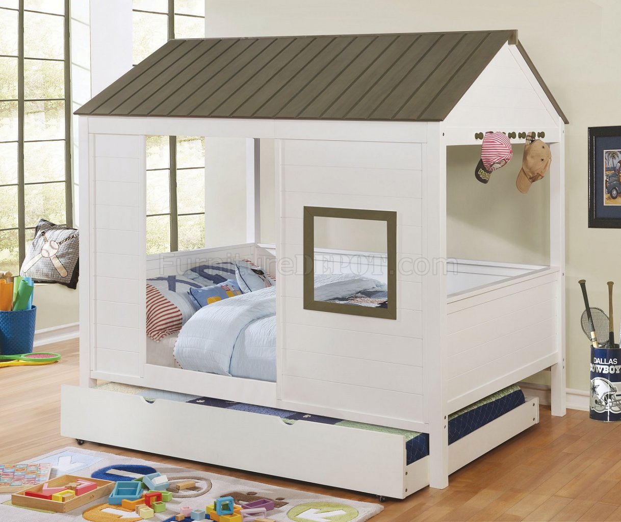 kids bed house